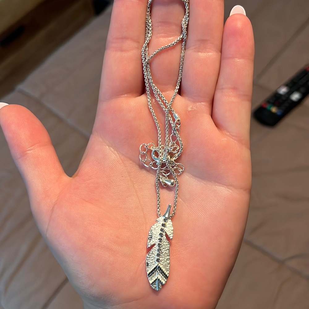 Feather necklace